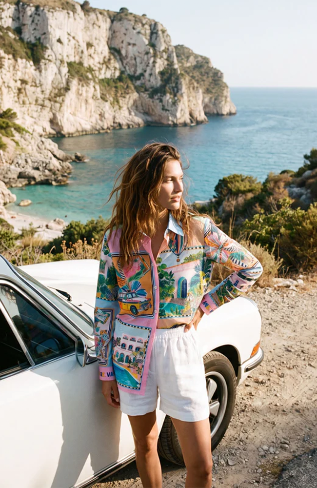 Tea Sole Shirt - Voile Print