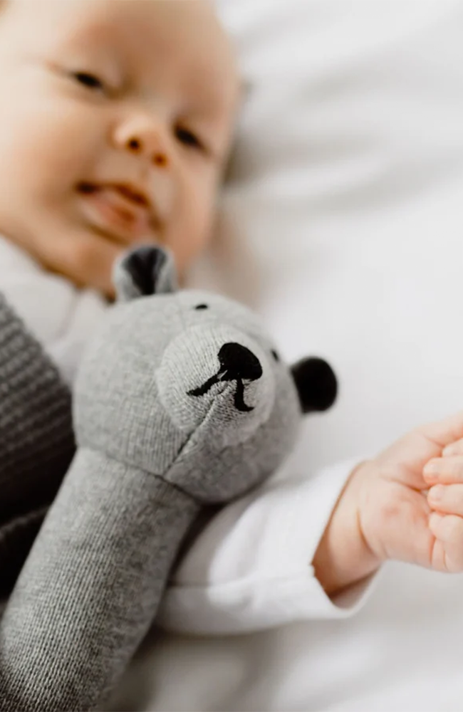 Handmade Rattles - Woodland Bear