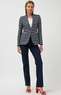 Casares Jacket - Navy Stripe