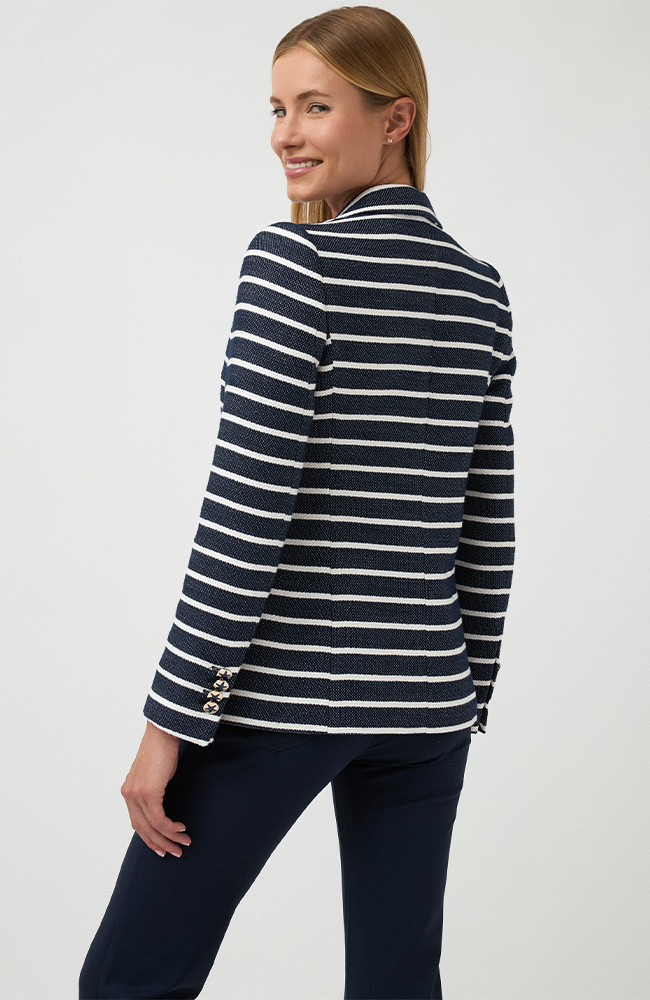 Casares Jacket - Navy Stripe