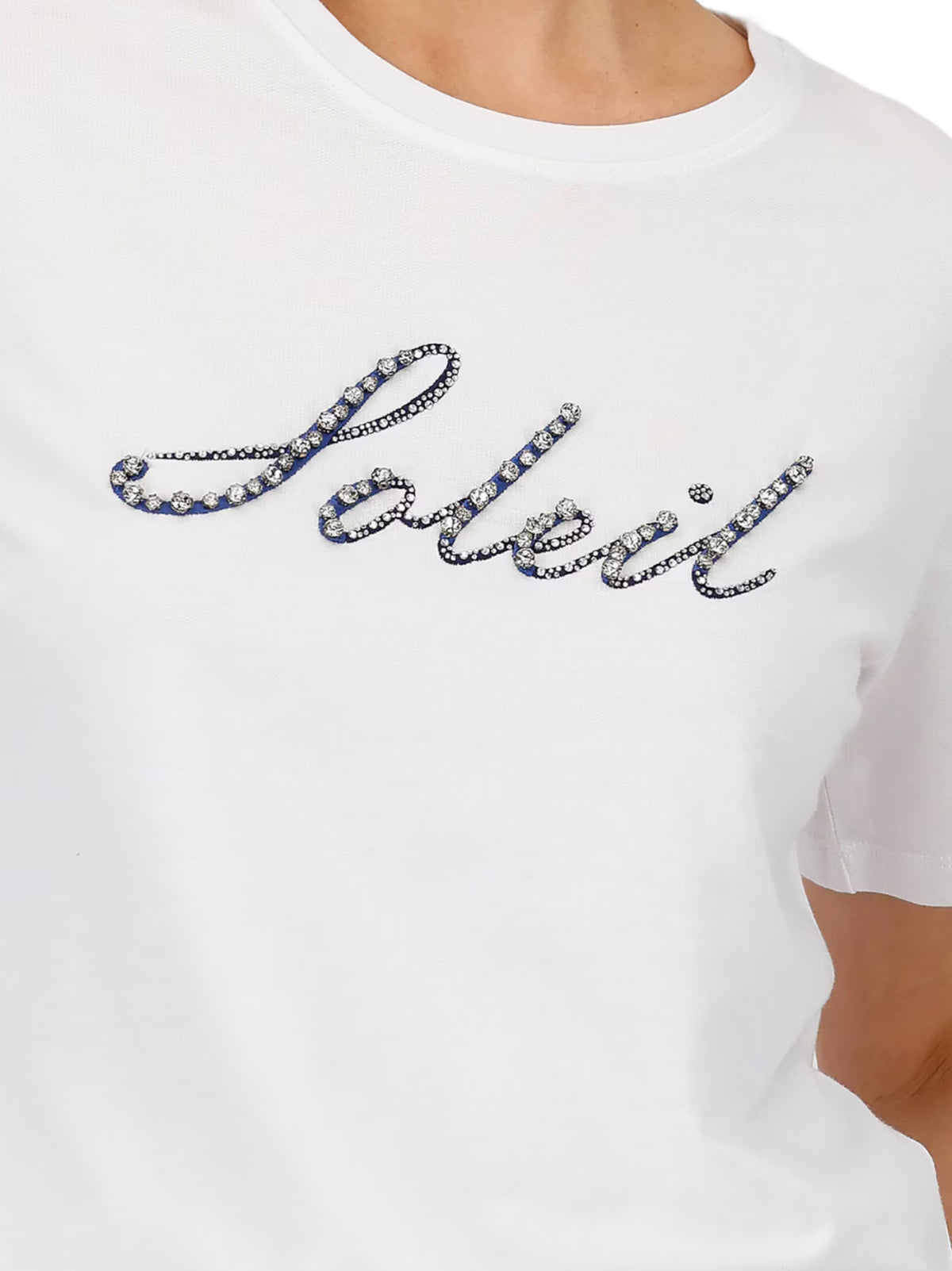 R/N T-Shirt Decorative Lettering - Cream