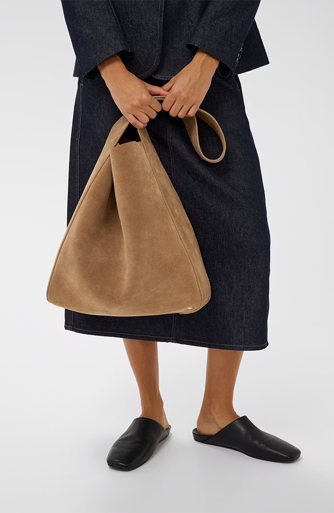 Rasidaiw Suede Bumbag - Tobacco Brown