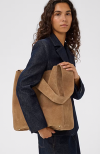 Rasidaiw Suede Bumbag - Tobacco Brown