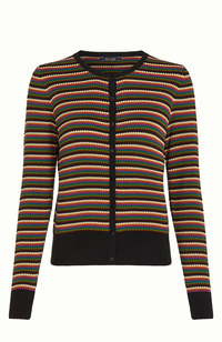 Gilmour Round Neck Cardi - Black