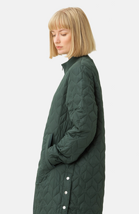 Long Quilt Coat - Beetle