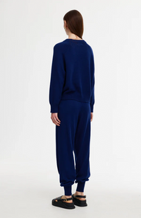 Eliza Knit Pant - Indigo