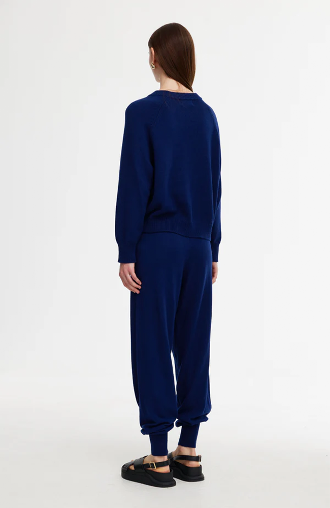 Eliza Knit Pant - Indigo