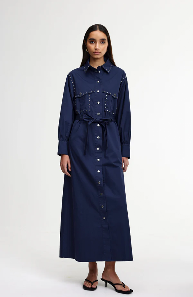Ashley Dress - Indigo