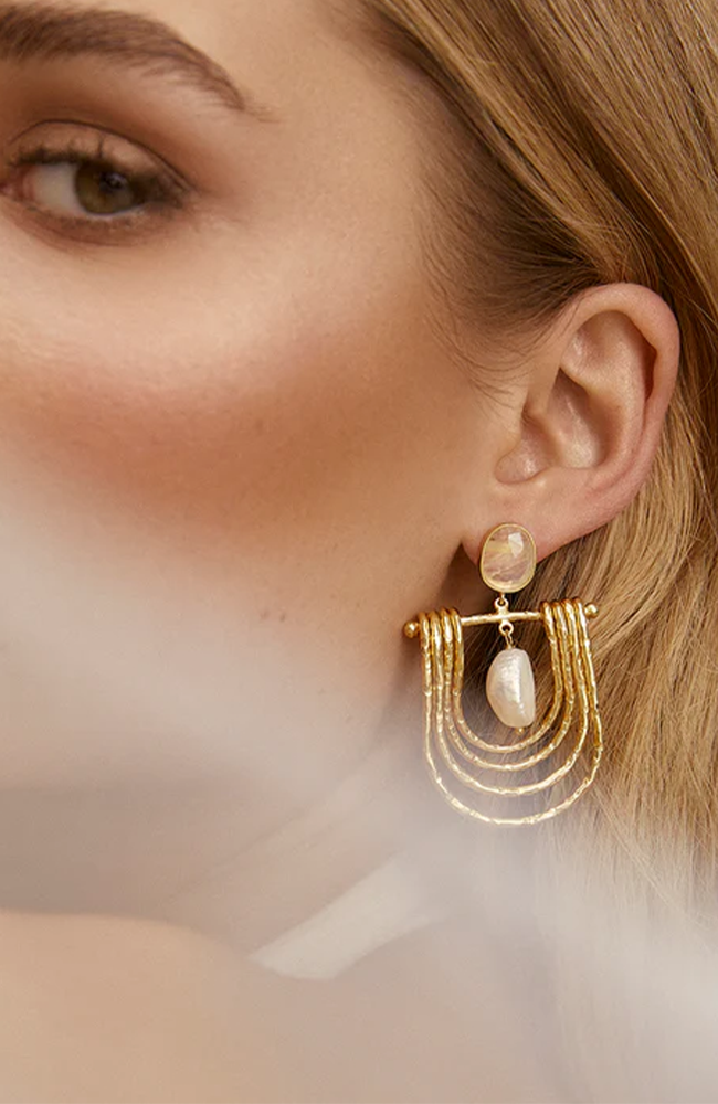 Olympia Earrings - Gold