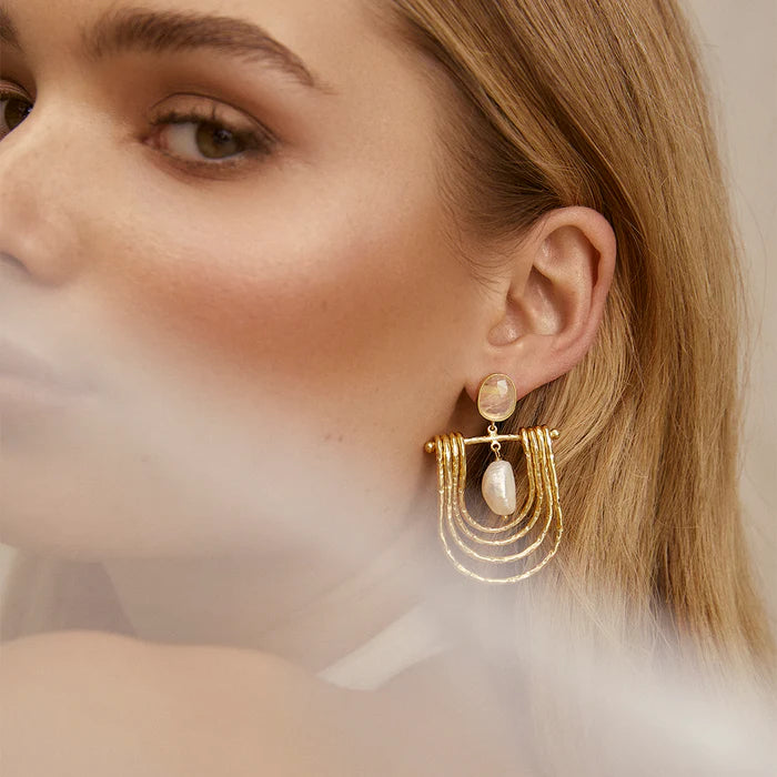 Olympia Earrings - Gold
