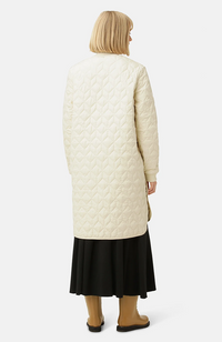 Long Quilt Coat - Sand