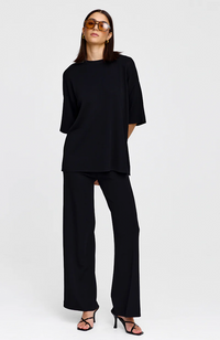 Camden Knit Tee - Black