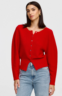 Montana Cardigan - Cherry