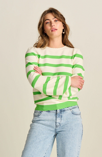Striped Pullover - Green