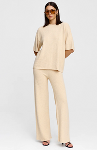 Camden Knit Tee - Natural