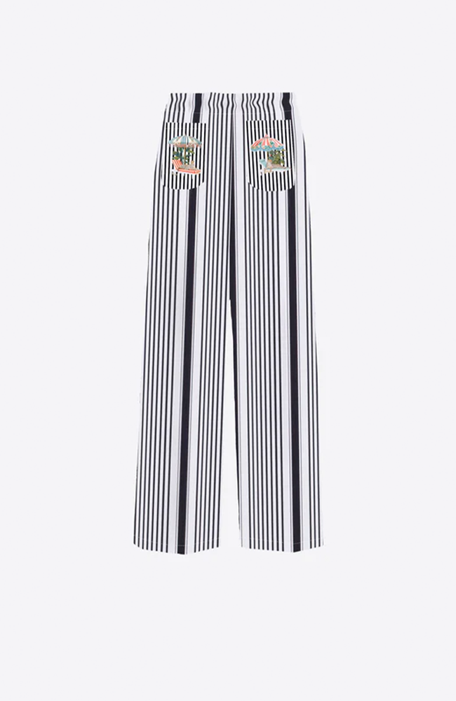 Elena Pant - Dolce Far Niente Print