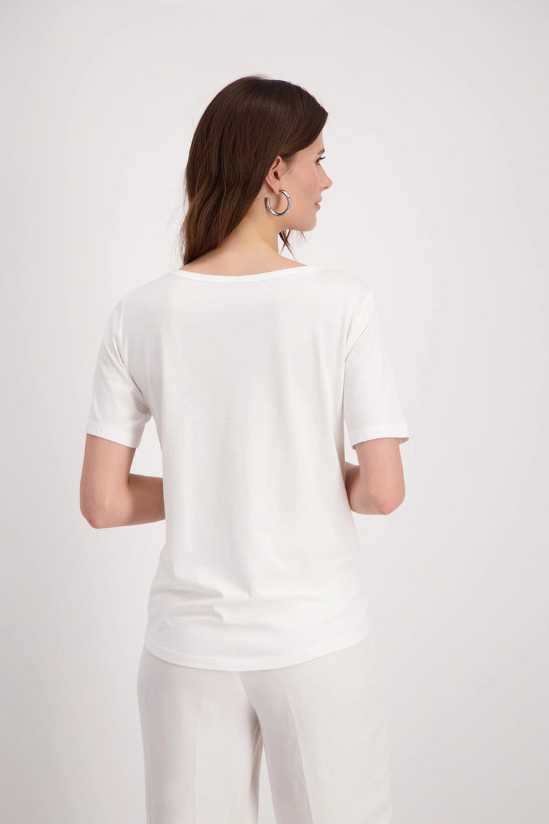 Arrivederci Decorative T-Shirt - White Marble
