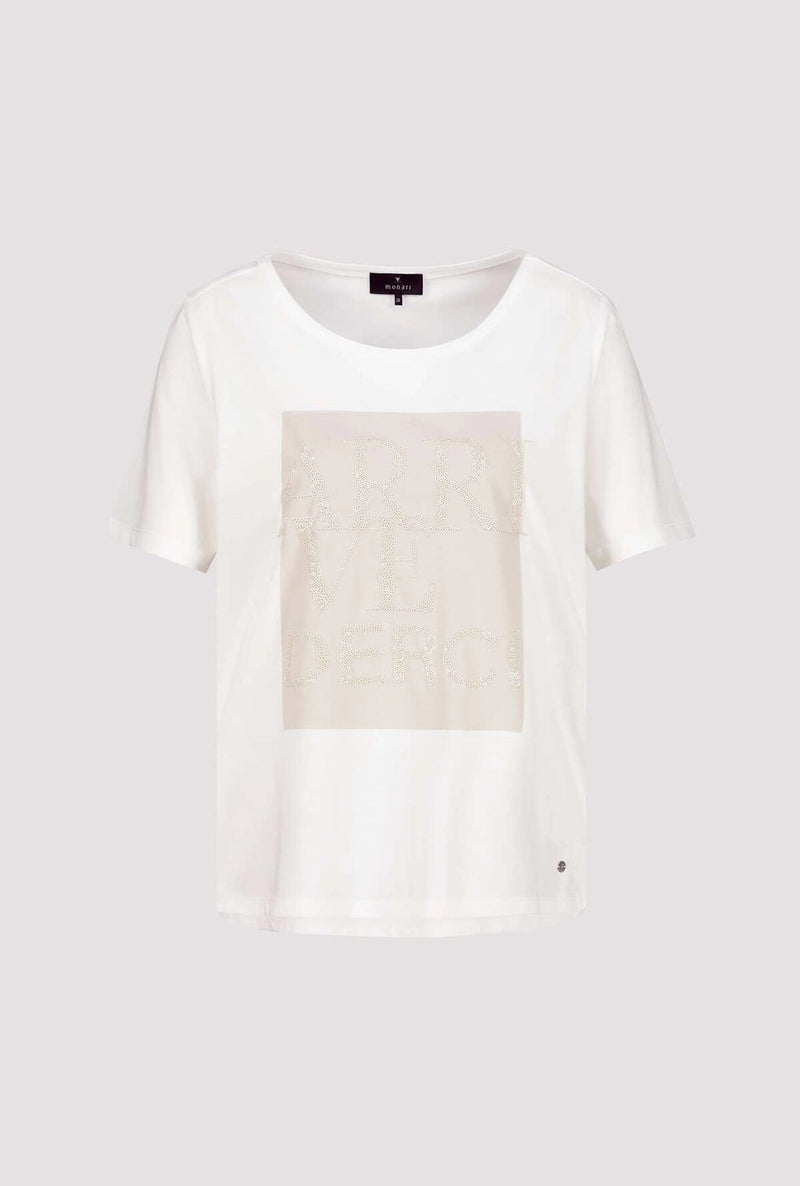 Arrivederci Decorative T-Shirt - White Marble