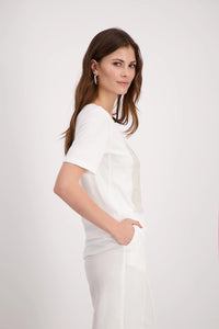 Arrivederci Decorative T-Shirt - White Marble