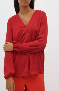 RindaIW Blouse - True Red