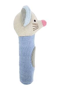 Hand Made Rattle - Mouse