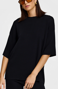 Camden Knit Tee - Black