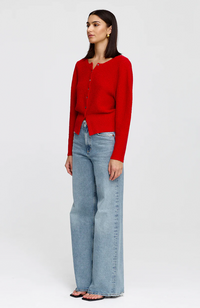 Montana Cardigan - Cherry