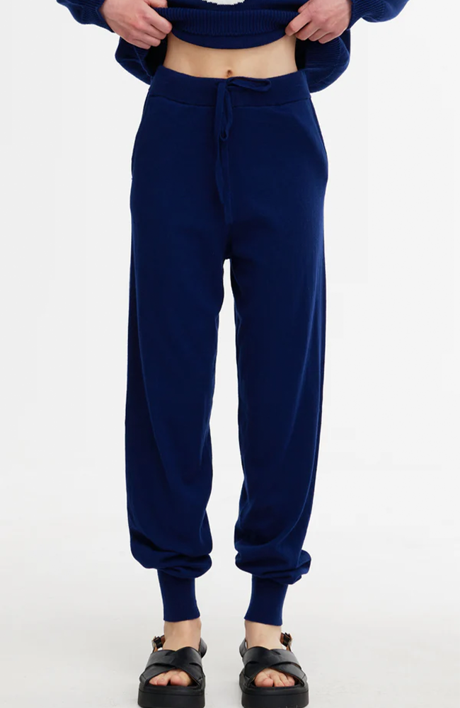Eliza Knit Pant - Indigo