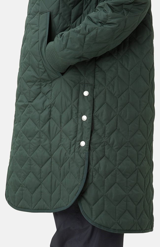 Long Quilt Coat - Beetle