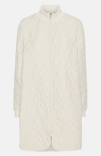 Long Quilt Coat - Sand