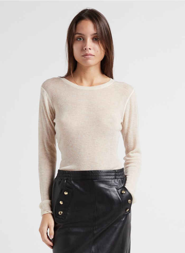 Yocaburn Fine Crew Neck - Ecru