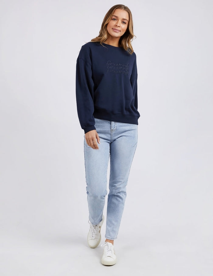 Nimble Crew Sweater - Navy