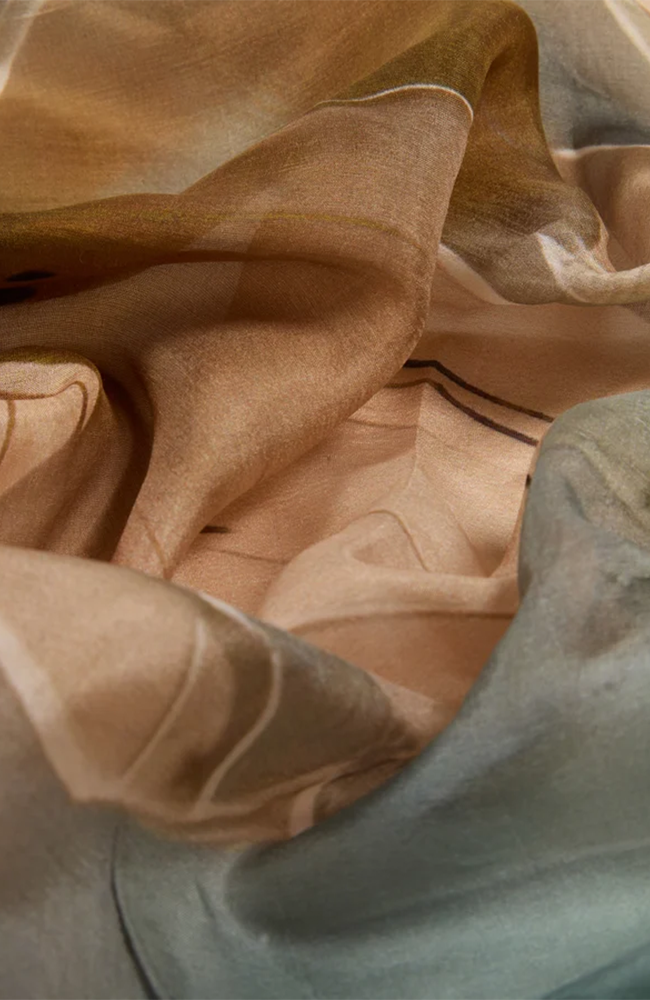 Square Silk Scarf - Estelle