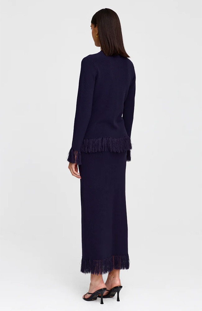 Marigold Knit Top - Midnight