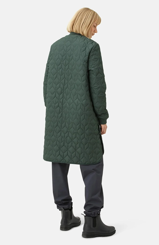 Long Quilt Coat - Beetle