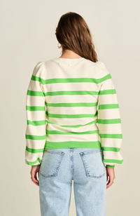 Striped Pullover - Green