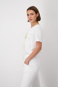 Arrivederci Decorative T-Shirt - White Green