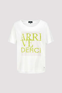 Arrivederci Decorative T-Shirt - White Green
