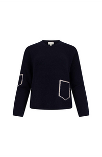 Pocket Money Sweater - Navy