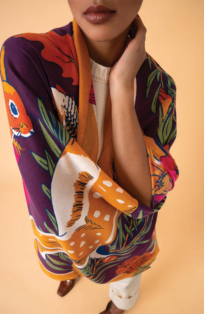 Print Scarf - Winter Wonderland