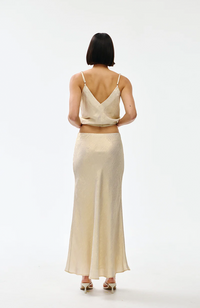 Gia Skirt  - Gold Lustre