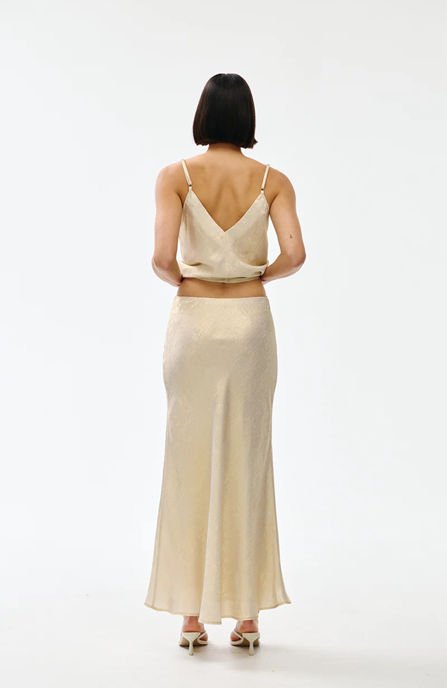 Gia Skirt  - Gold Lustre