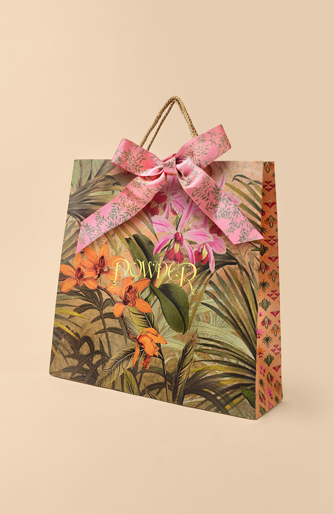 Kimono Gown - Chocolate Ikat