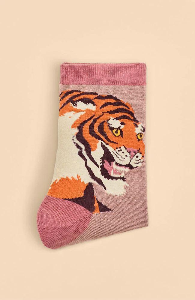 Thrill of the Tiger Ankle Socks