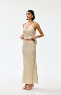 Gia Skirt  - Gold Lustre