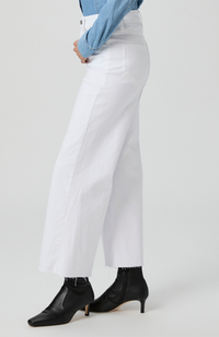 Anessa Raw Hem Jean - Crisp White