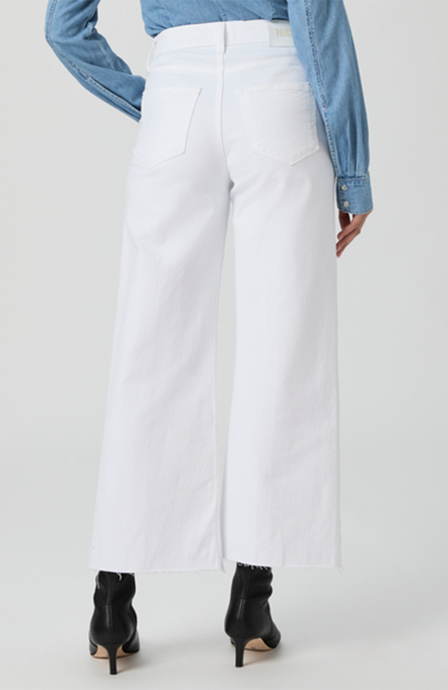 Anessa Raw Hem Jean - Crisp White