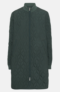 Long Quilt Coat - Beetle