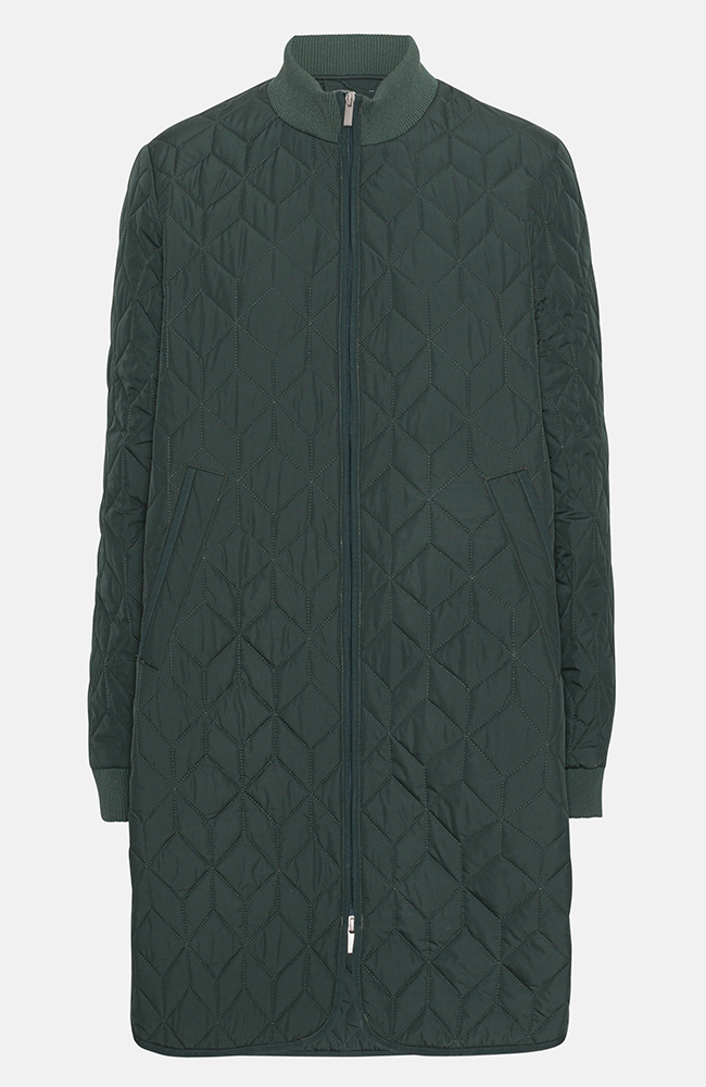 Long Quilt Coat - Beetle
