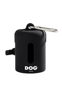DOG Poo Bag Holder - Black